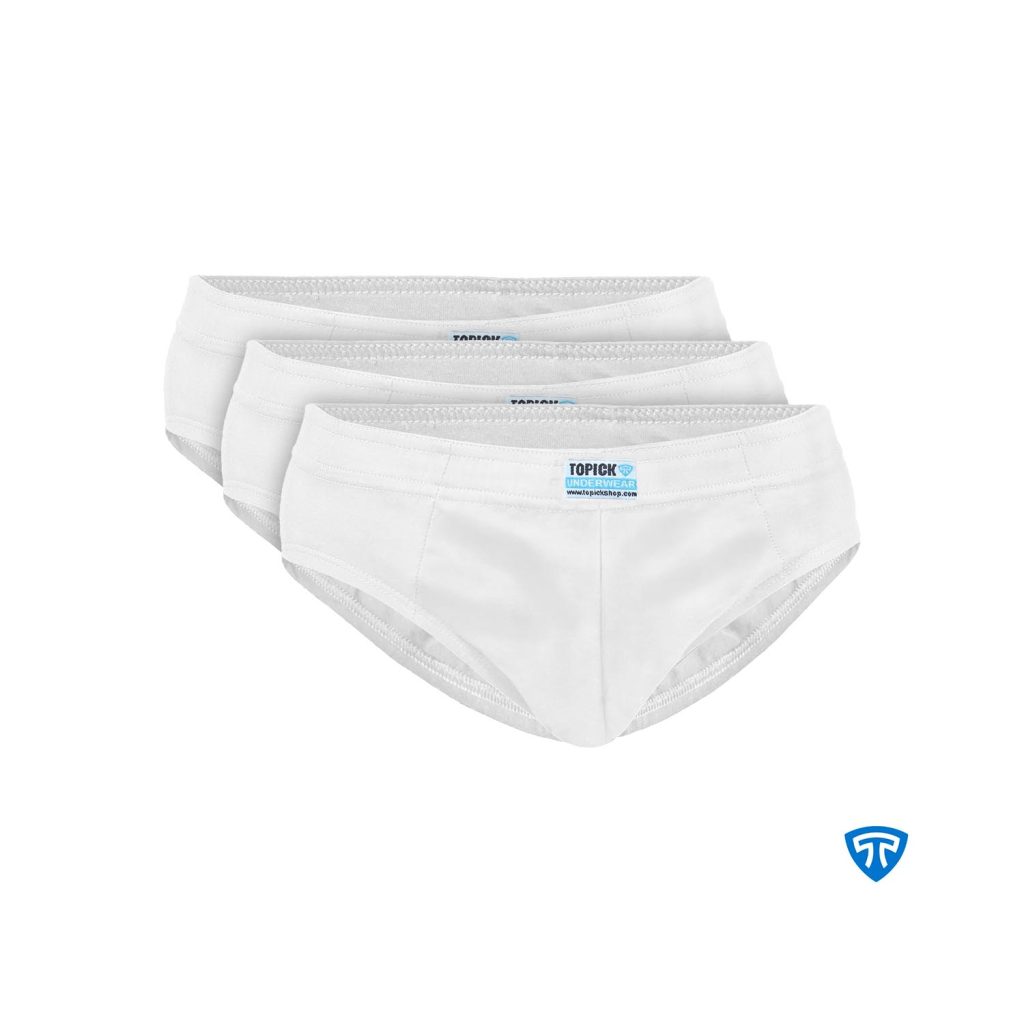 شورت اسلیپ سفید پک 3 عددی تاپیک