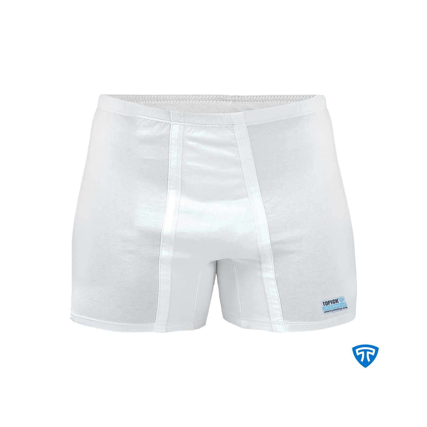 شورت پادار سفید تاپیک