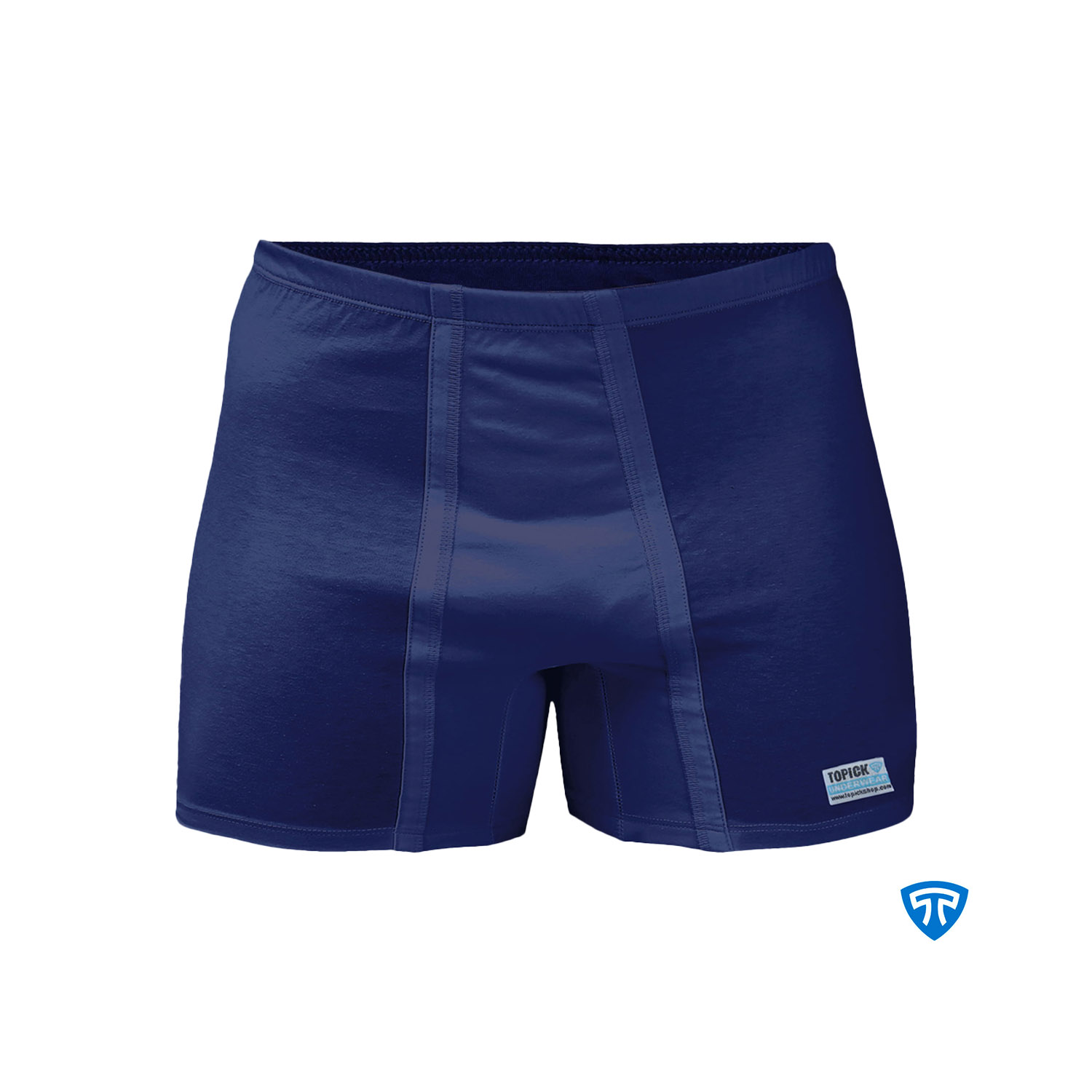 شورت پادار سورمه ای تاپیک