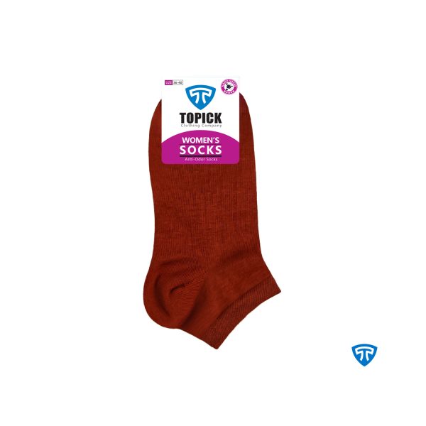 جوراب ضد بو نانو آنتی باکتریال نخ پنبه تاپیک مردانه و زنانه