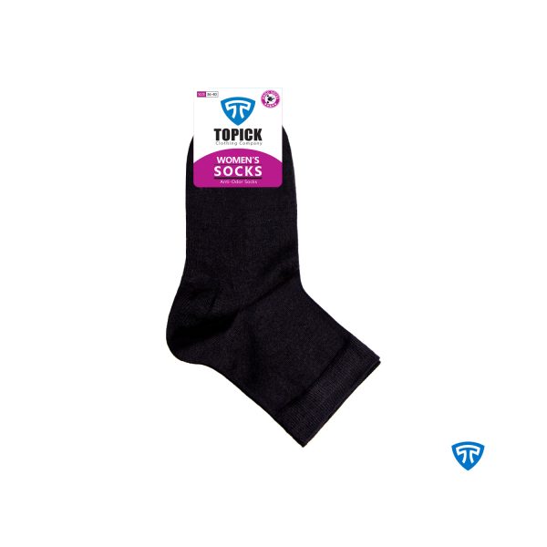 جوراب ضد بو نانو آنتی باکتریال نخ پنبه تاپیک مردانه و زنانه