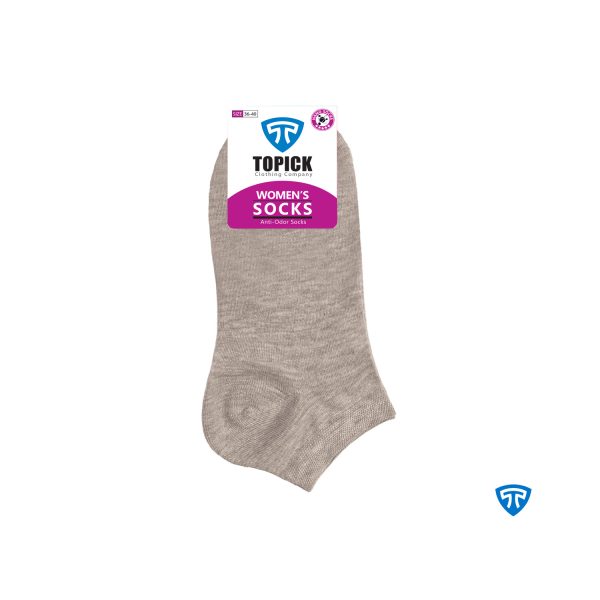 جوراب ضد بو نانو آنتی باکتریال نخ پنبه تاپیک مردانه و زنانه