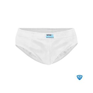 شورت اسلیپ پنبه کش لیفه ای تک عددی سفید