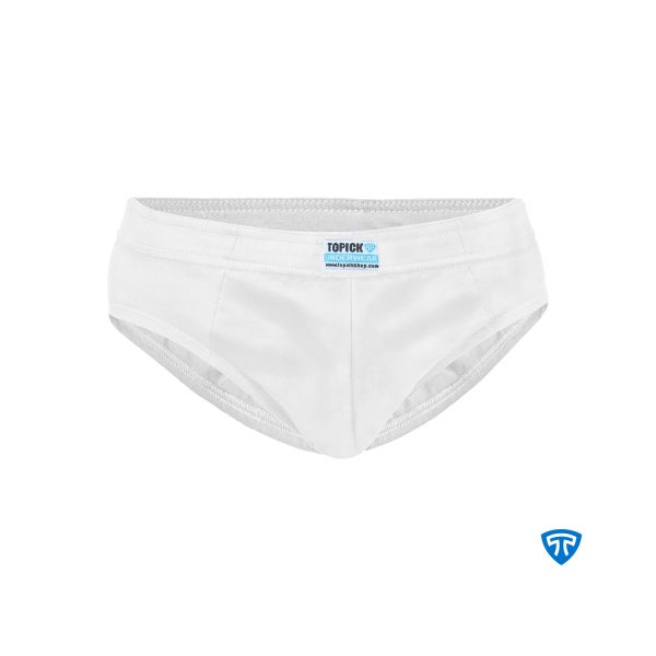 شورت اسلیپ پنبه کش لیفه ای تک عددی سفید