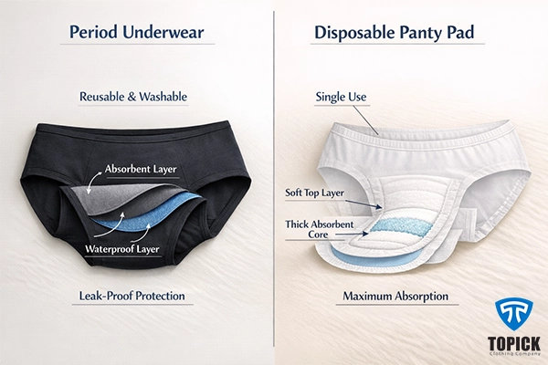 تفاوت شورت قاعدگی و پد شورتی