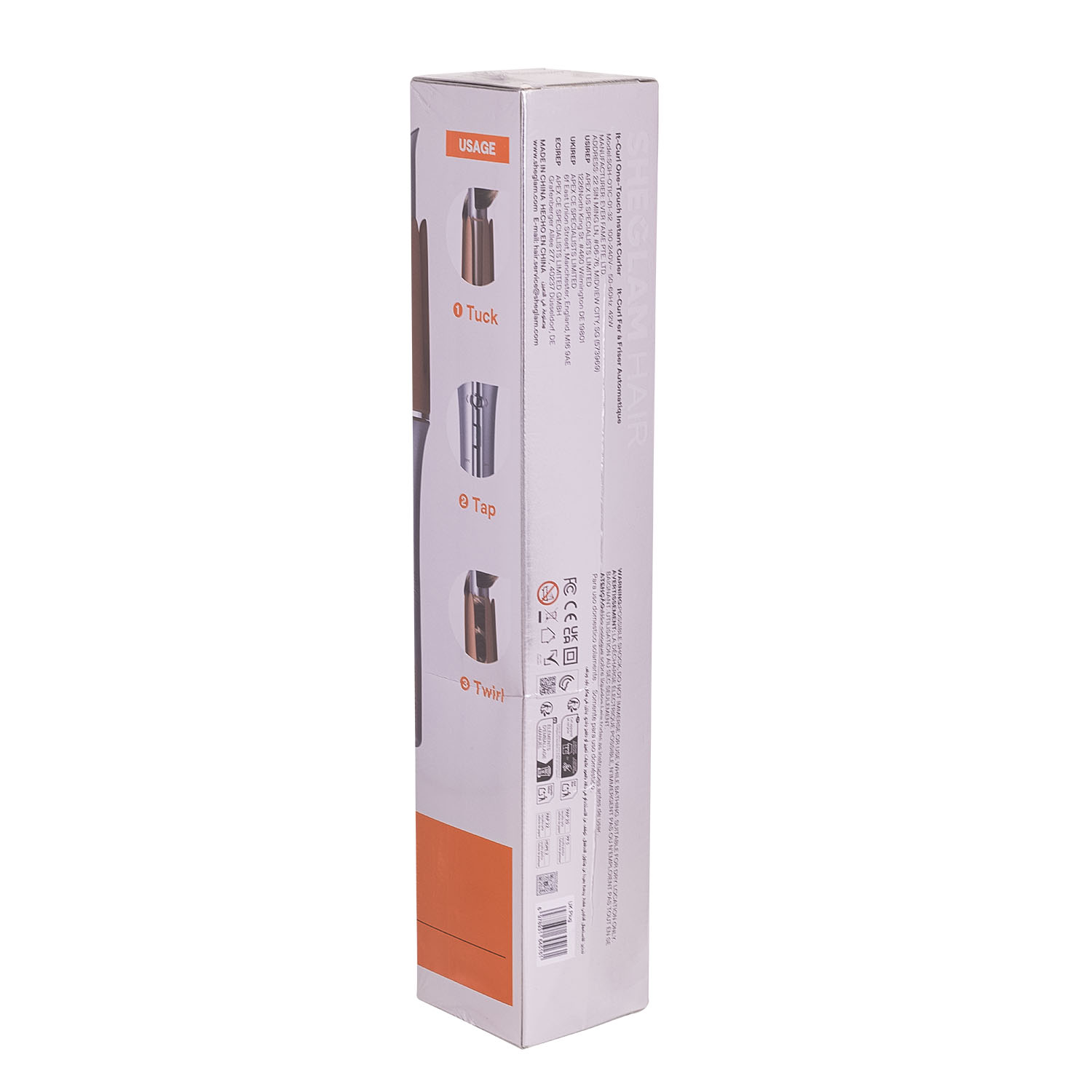 فرکننده مو اتوماتیک Sheglam Hair It‑Curl One Touch با قطر ۳۲ میلیمتر، ایمن، سریع و مناسب فرهای درشت و طبیعی. انتخابی عالی برای استفاده خانگی. فرکننده مو اتوماتیک شیگلم بابلیس اتوماتیک 32 میلیمتری فرکننده مو ضد سوختگی قیمت بابلیس اتوماتیک Sheglam
