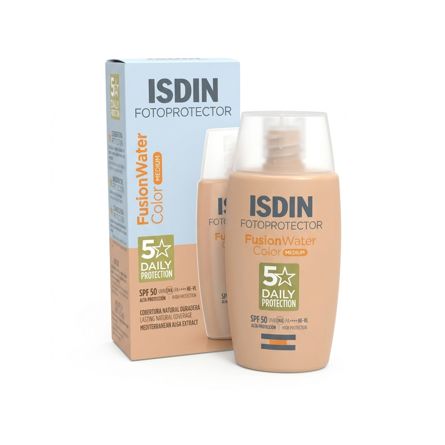 ضدآفتاب ایزدین رنگی ISDIN Fusion Water Color Medium