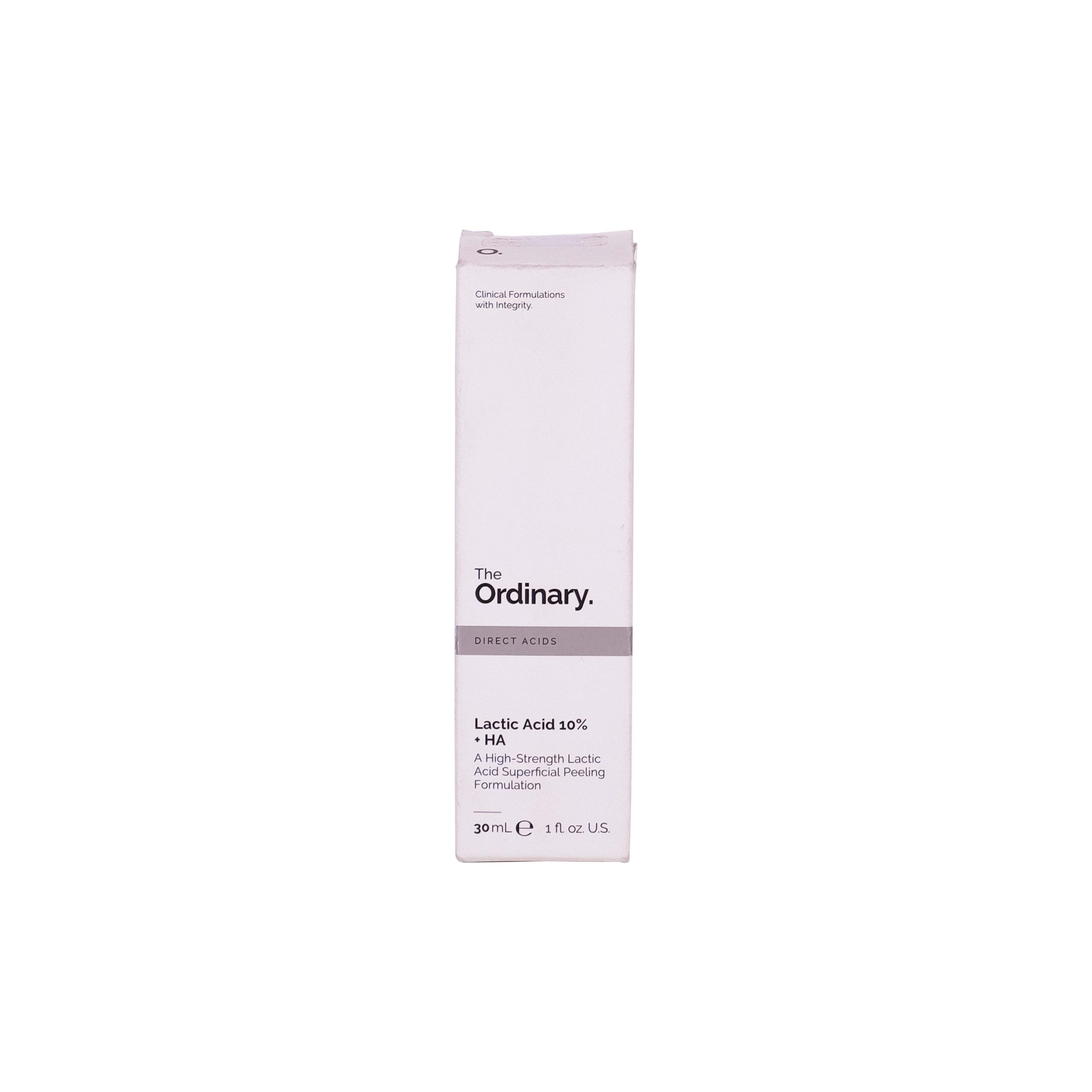 سرم The Ordinary Lactic Acid 10% + HA یک لایهبردار شیمی