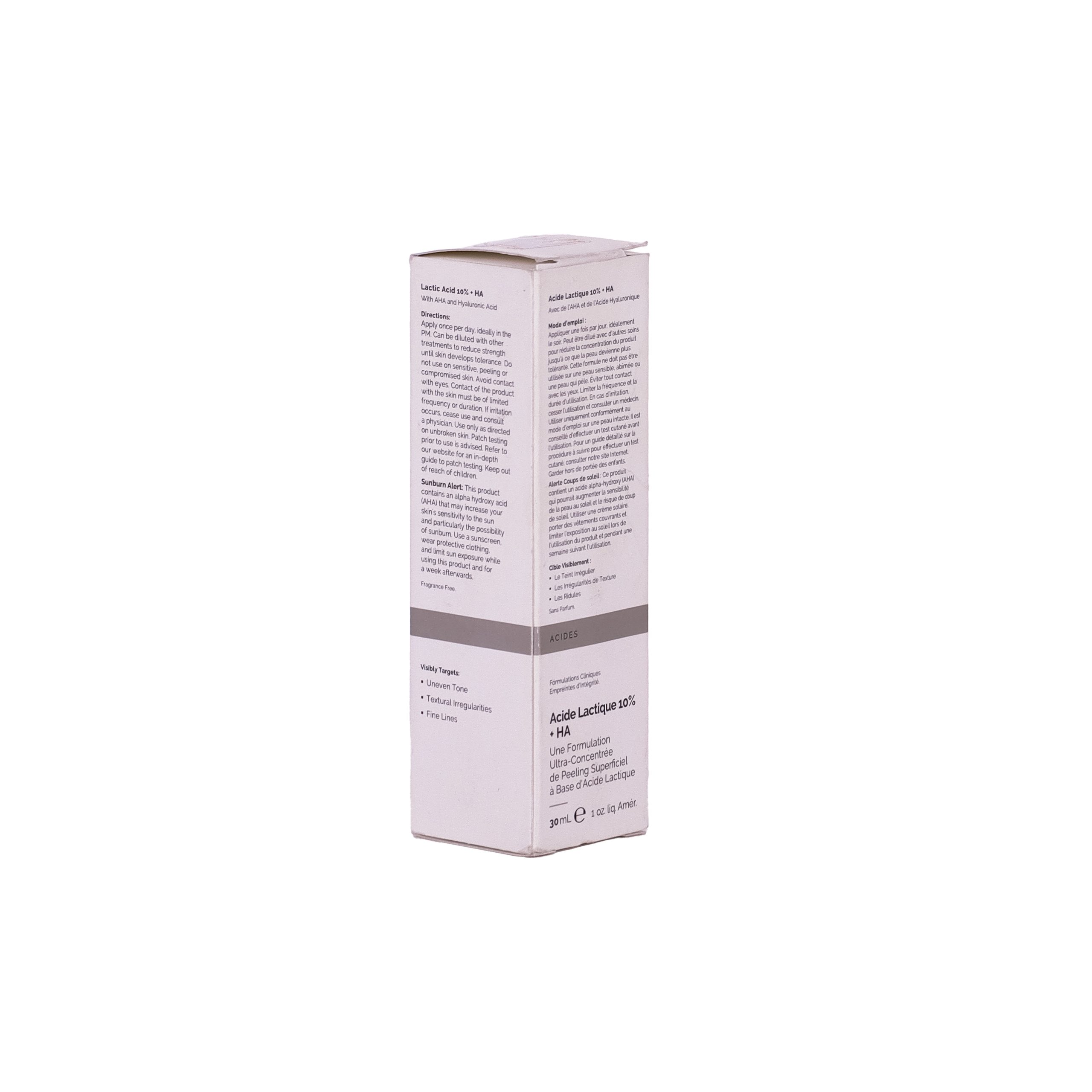 سرم لایهبردار لاکتیک اسید ۱۰٪ + هیالورونیک اسید اوردینری (The Ordinary Lactic Acid 10% + HA) حجم ۳۰ میل