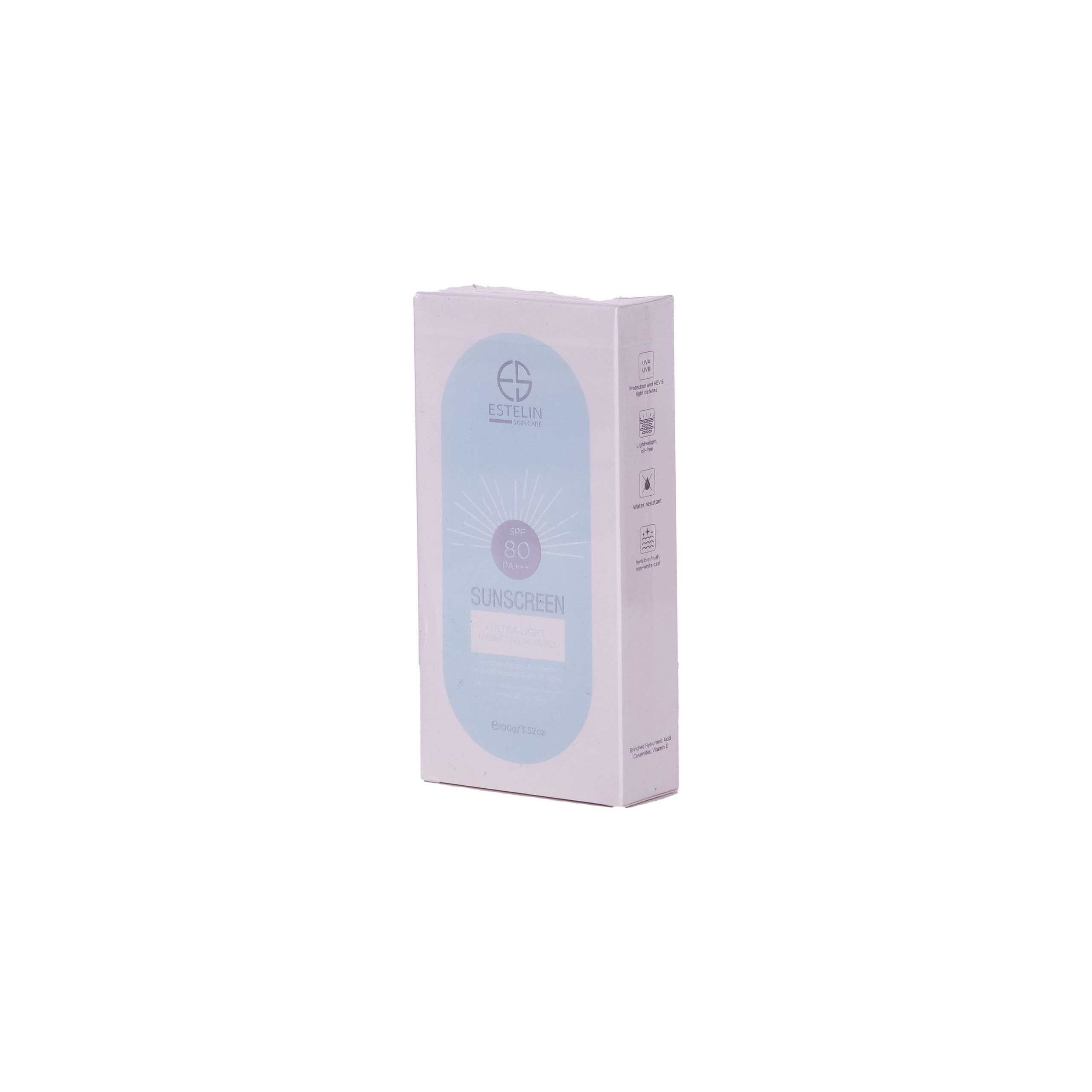 خرید کرم ضد آفتاب استلین مدل Ultra-Light Hydrating Invisible با SPF 80 و PA+++؛ سبک، آبرسان، نامرئی و مناسب استفاده روزانه و زیر آرایش.