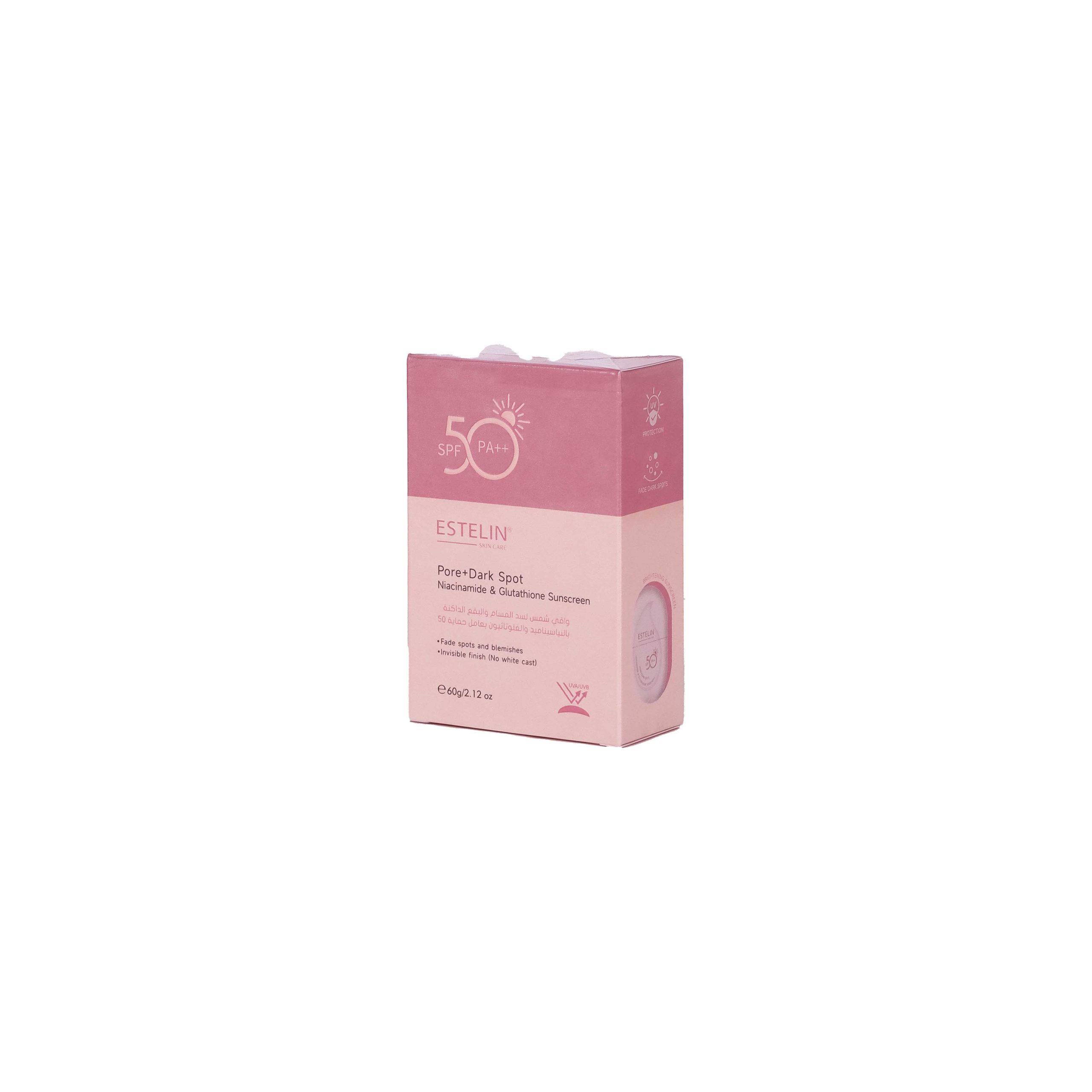 خرید ضد آفتاب استلین مدل Niacinamide & Glutathione SPF 50 PA++ با بافت سبک، فینیش نامرئی و بدون رد سفید؛ مناسب پوست دارای لک و جای جوش.