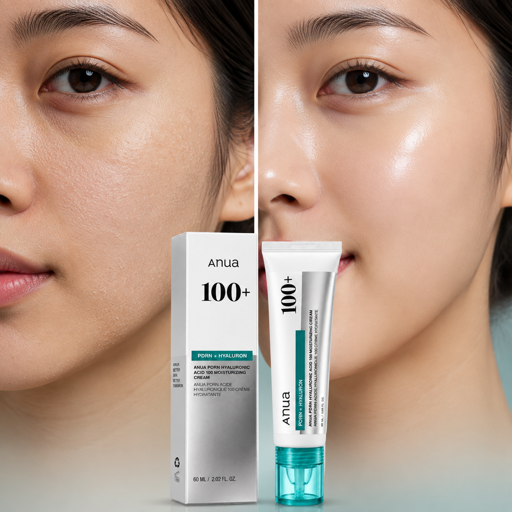 کرم آبرسان ومرطوب کننده آنوا مدل PDRN Hyaluronic Acid100 حجم 60 میل