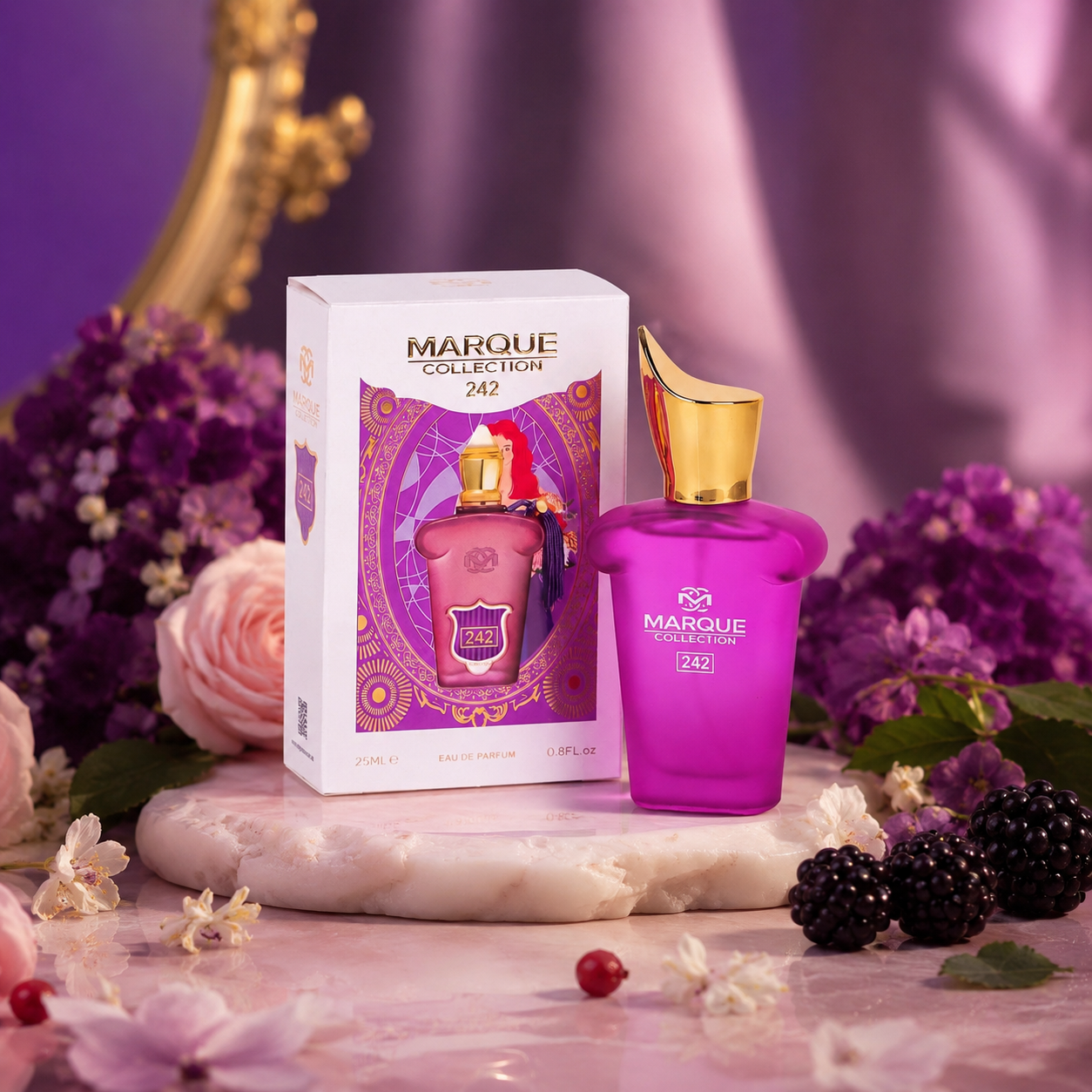 عطر جیبی زنانه مارکویی کالکشن مدل کازاموراتی لا توسکا کد 242 Casamorati La Tosca