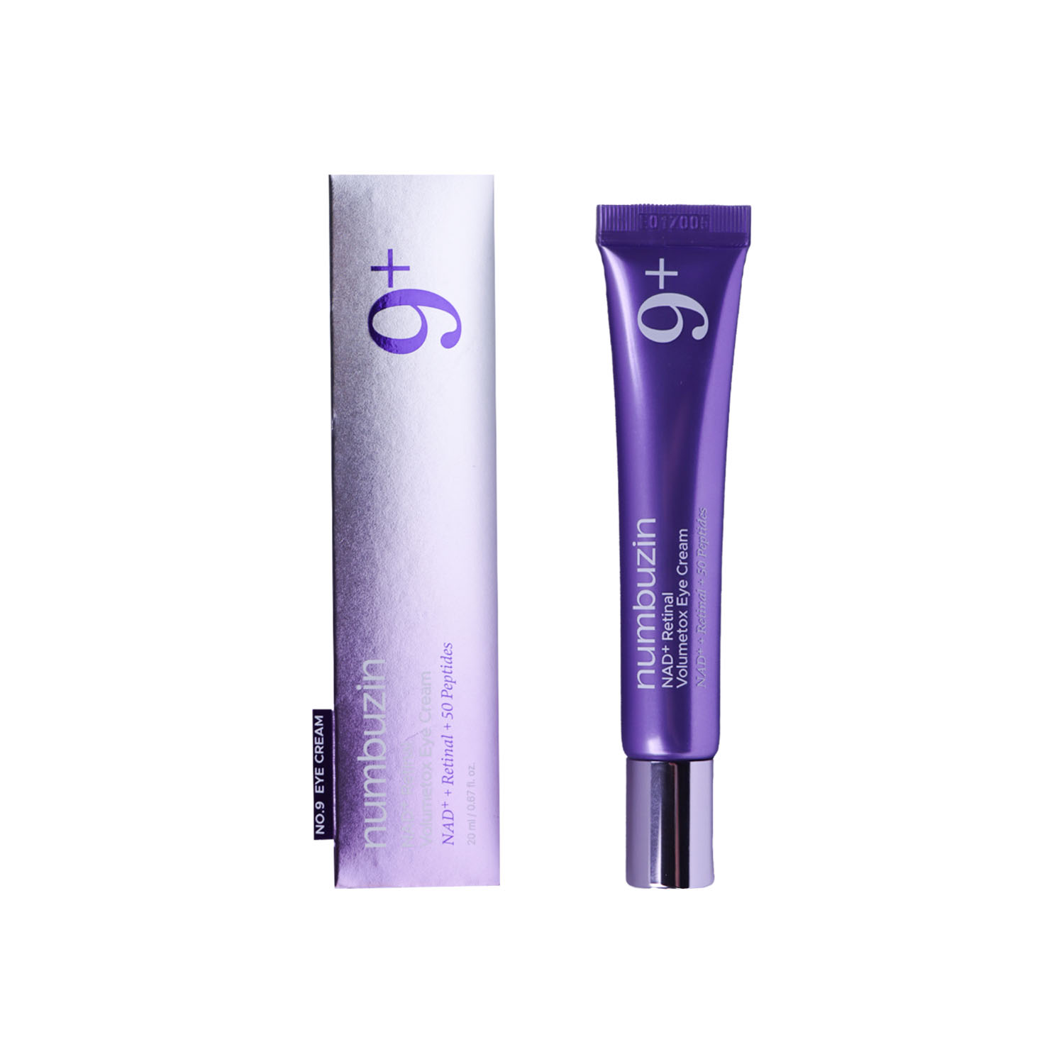 کرم دور چشم بوتاکسی، Numbuzin No.9 eye cream، کرم دور چشم رتینول، رفع چین و چروک دور چشم، کرم سفتکننده پلک، کرم گودی زیر چشم، کرم دور چشم کرهای