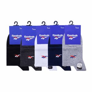جوراب نیم ساق اسپرت مردانه 5 عددی تاپیک برند REEBOK