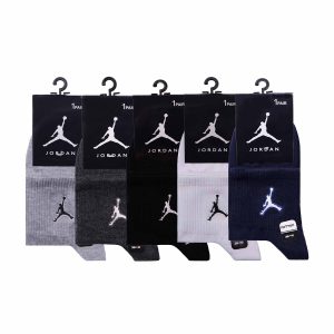 جوراب نیم ساق اسپرت مردانه 5 عددی تاپیک برند jordan